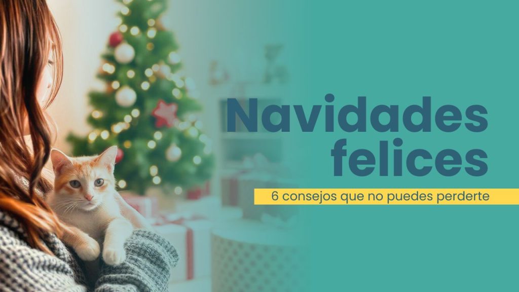 navidades felices con tu gato